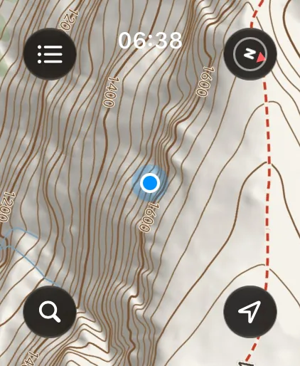 iLende på Apple Watch: Kompass
